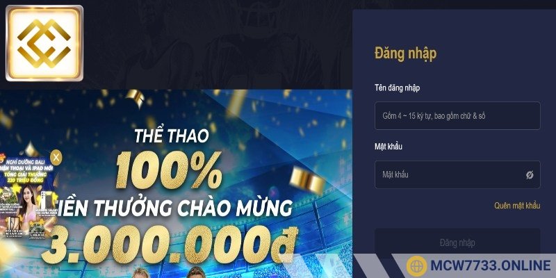 Đăng nhập đúng địa chỉ MCW7733 chính thức